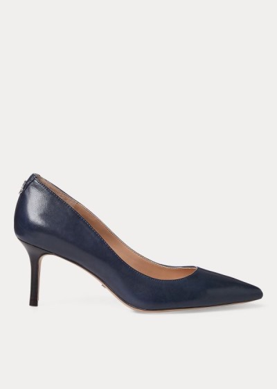 Women's Ralph Lauren Lanette Leather Pumps | 592714IST